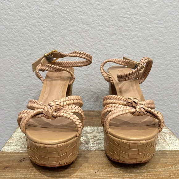Schutz Kareena Woven Leather Sandals Size 10 - Picture 3 of 9